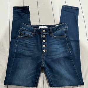 KanCan Dark Blue High Rise Women's Jeans